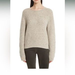 Vince Saddle Sleeve Cashmere Sweater, size x-small